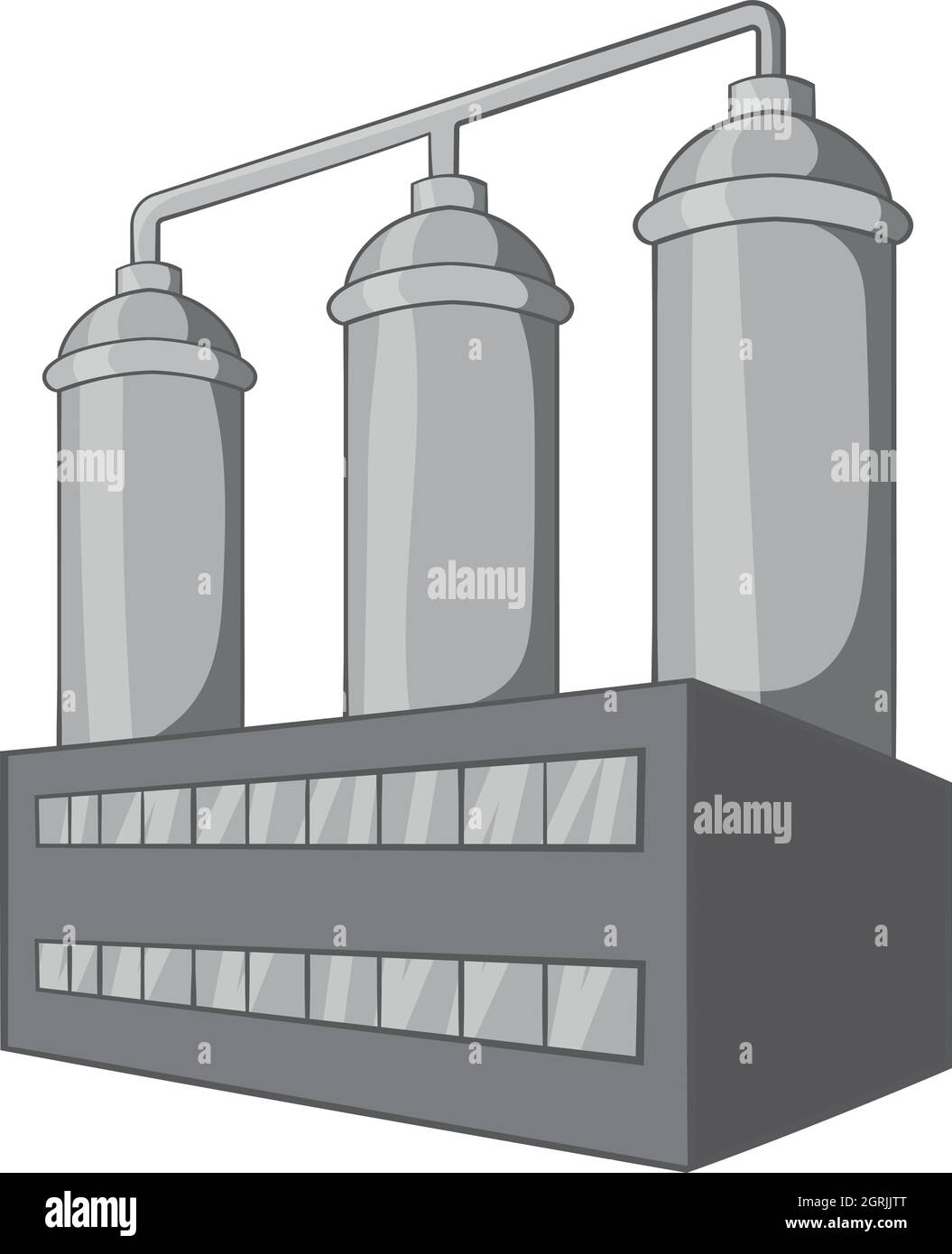 Preparazione di mosto di malto icona, nero stile monocromatico Illustrazione Vettoriale