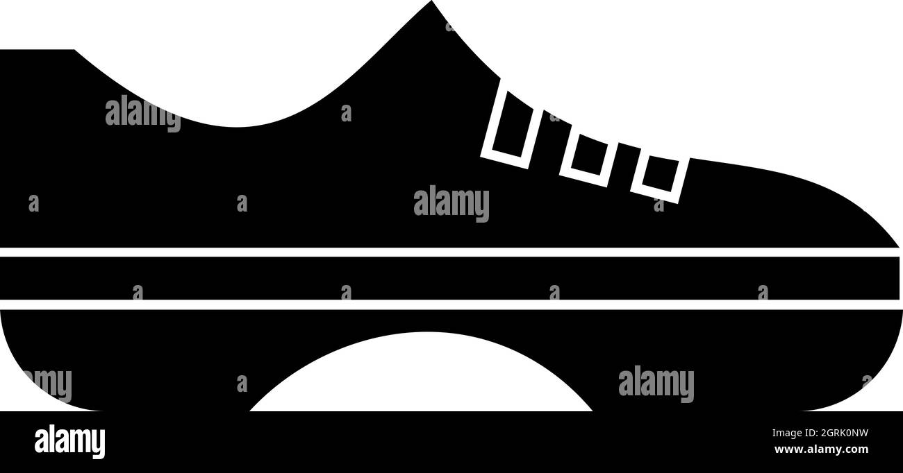 Donne sneakers icona, stile semplice Illustrazione Vettoriale