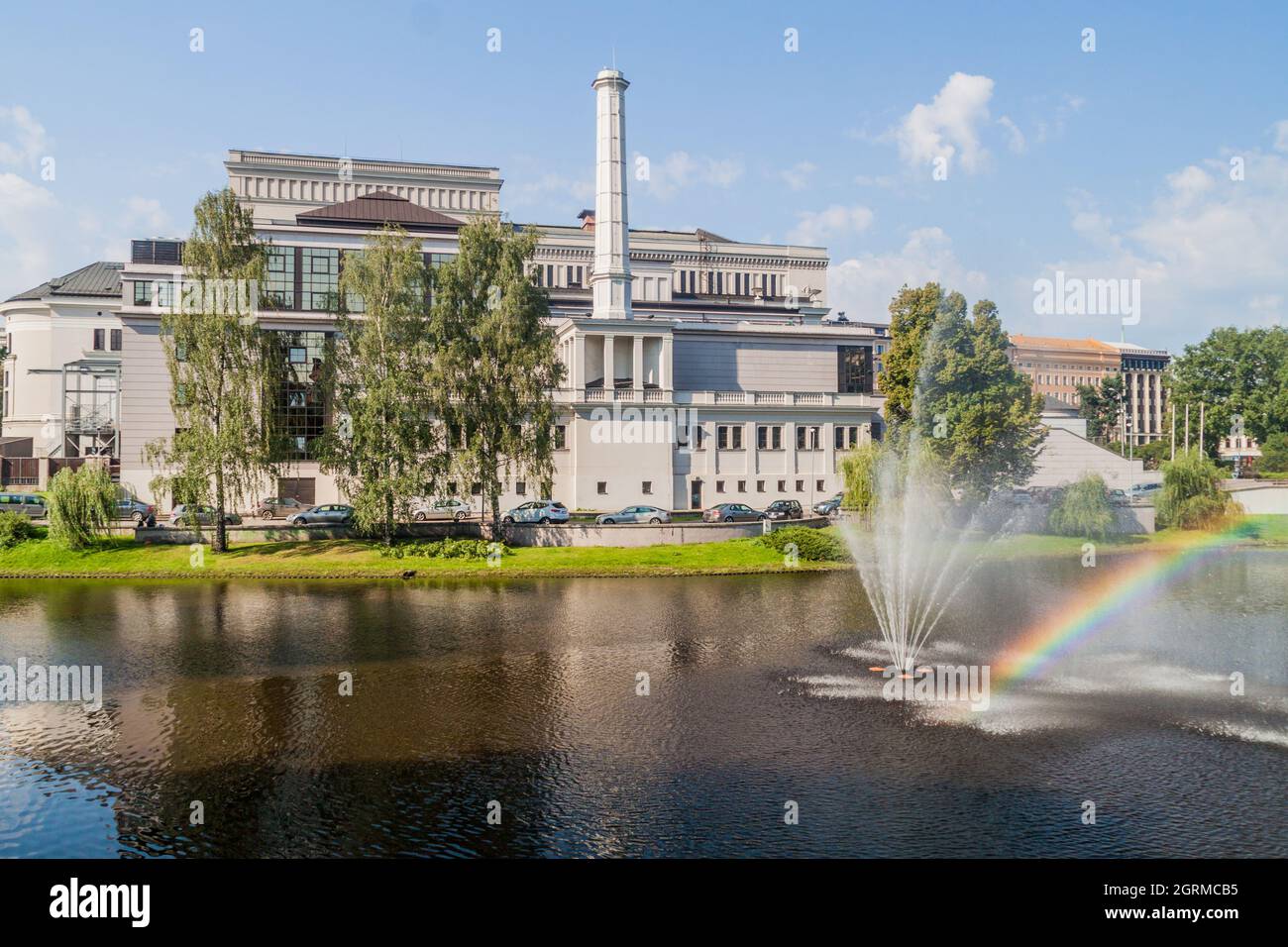 Opera Nazionale Lettone a riga. Foto Stock