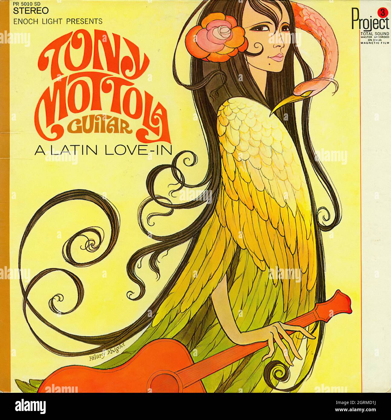 Tony MottolaA Latin Love-in - Vintage Musical Vinyl Album Foto Stock