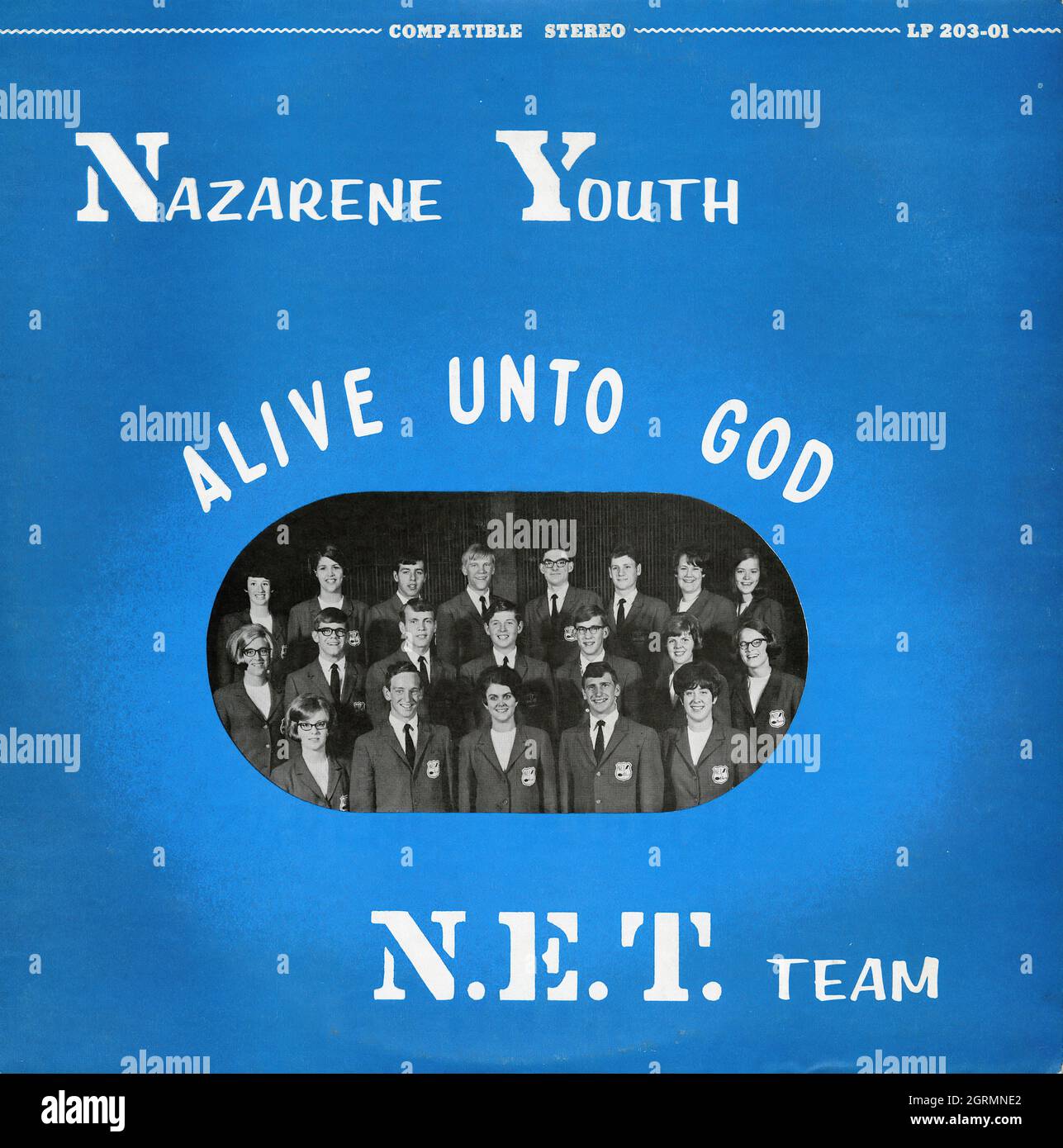 Nazarene Youth Alive to God - Vintage American Christian Vinyl Album Foto Stock