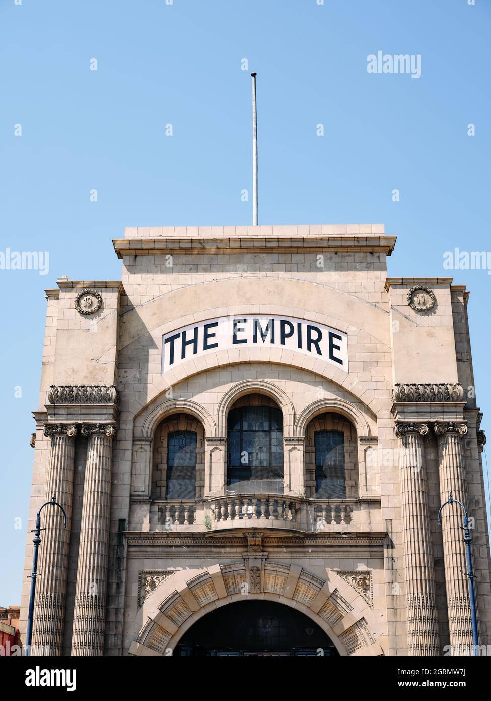 Empire Lounge Bar costruire un'attrazione turistica sul Golden Mile a Great Yarmouth sulla costa di Norfolk in Inghilterra. Foto Stock