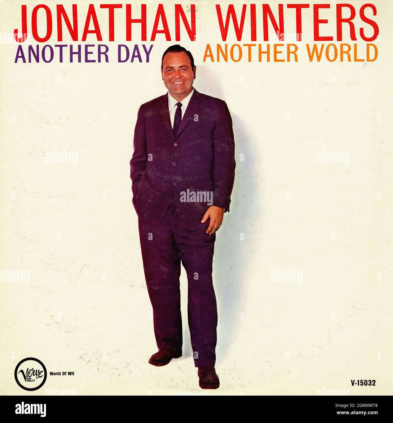 Jonathan Winters Another Day Another World - Vintage American Comedy Vinyl Album Foto Stock