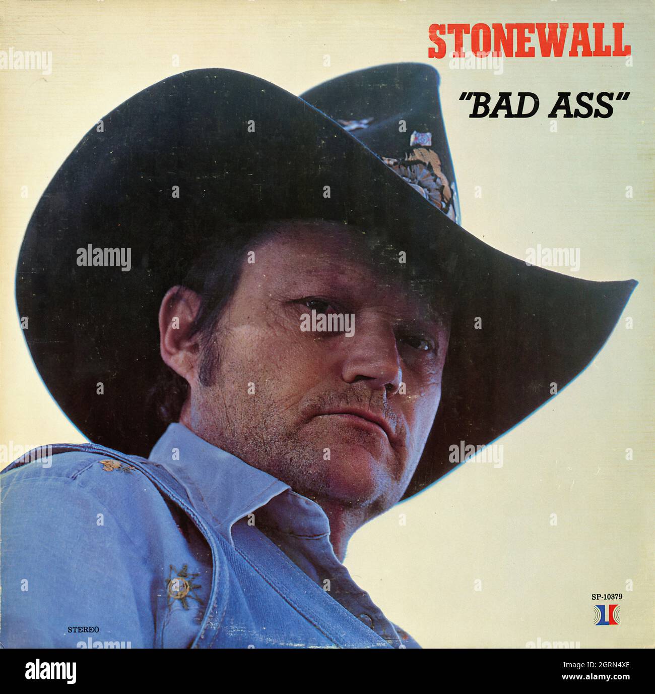Stone Wall Bad Ass - Album di musica country vintage Foto Stock