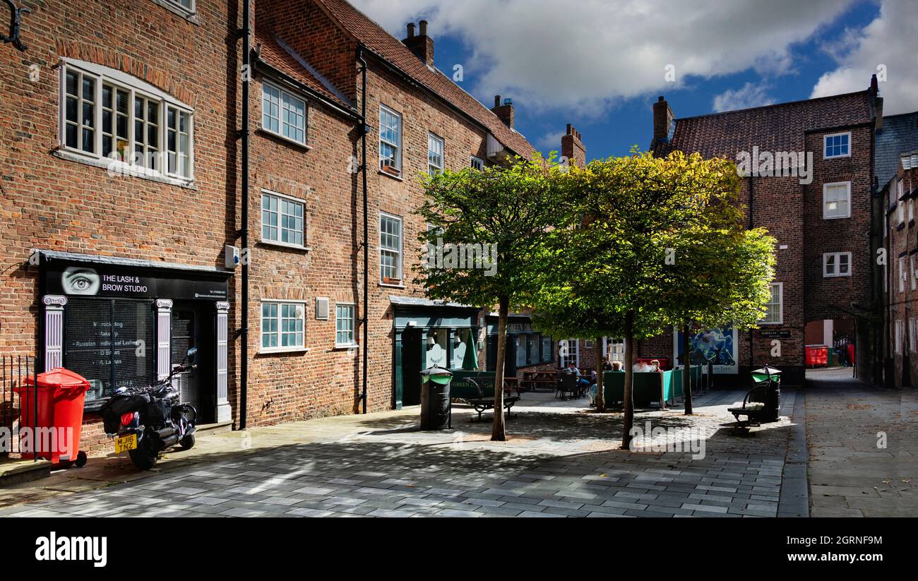 Stockton-on-Tees, una grande città di mercato nel Borough di Stockton-on-Tees, County Durham, England. Si trova sulla riva nord del fiume Tees. Foto Stock
