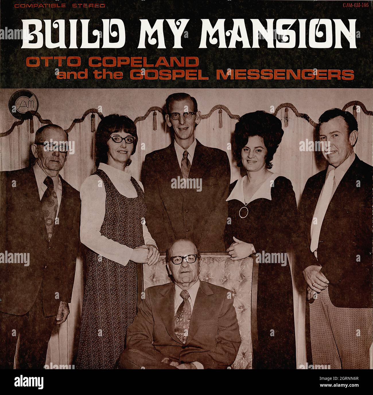 Otto Copeland - Build My Mansion - Album vintage American Christian Vinyl Foto Stock