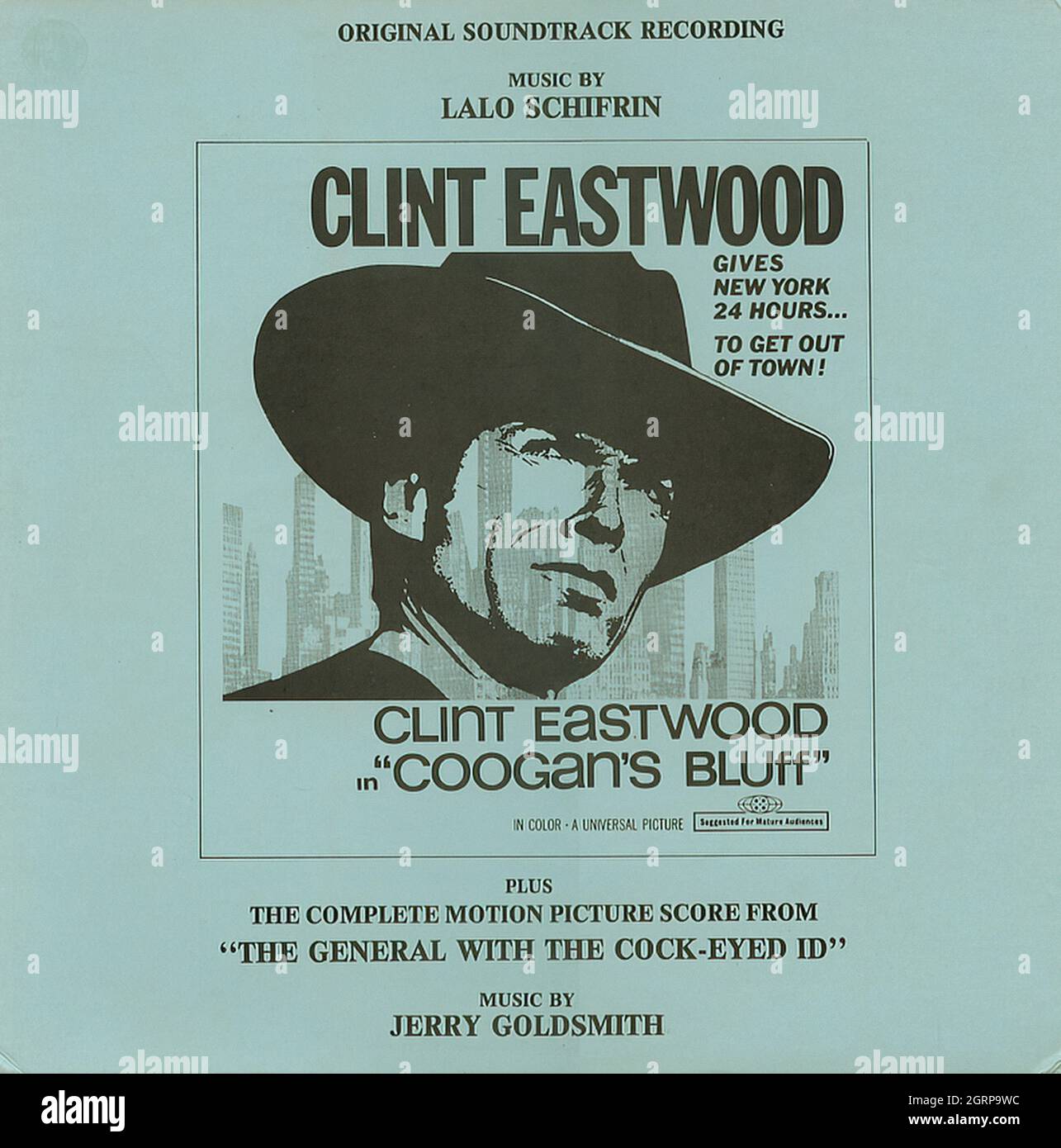 Coogan's Bluff - Vintage Soundtrack Vinyl Album Foto Stock