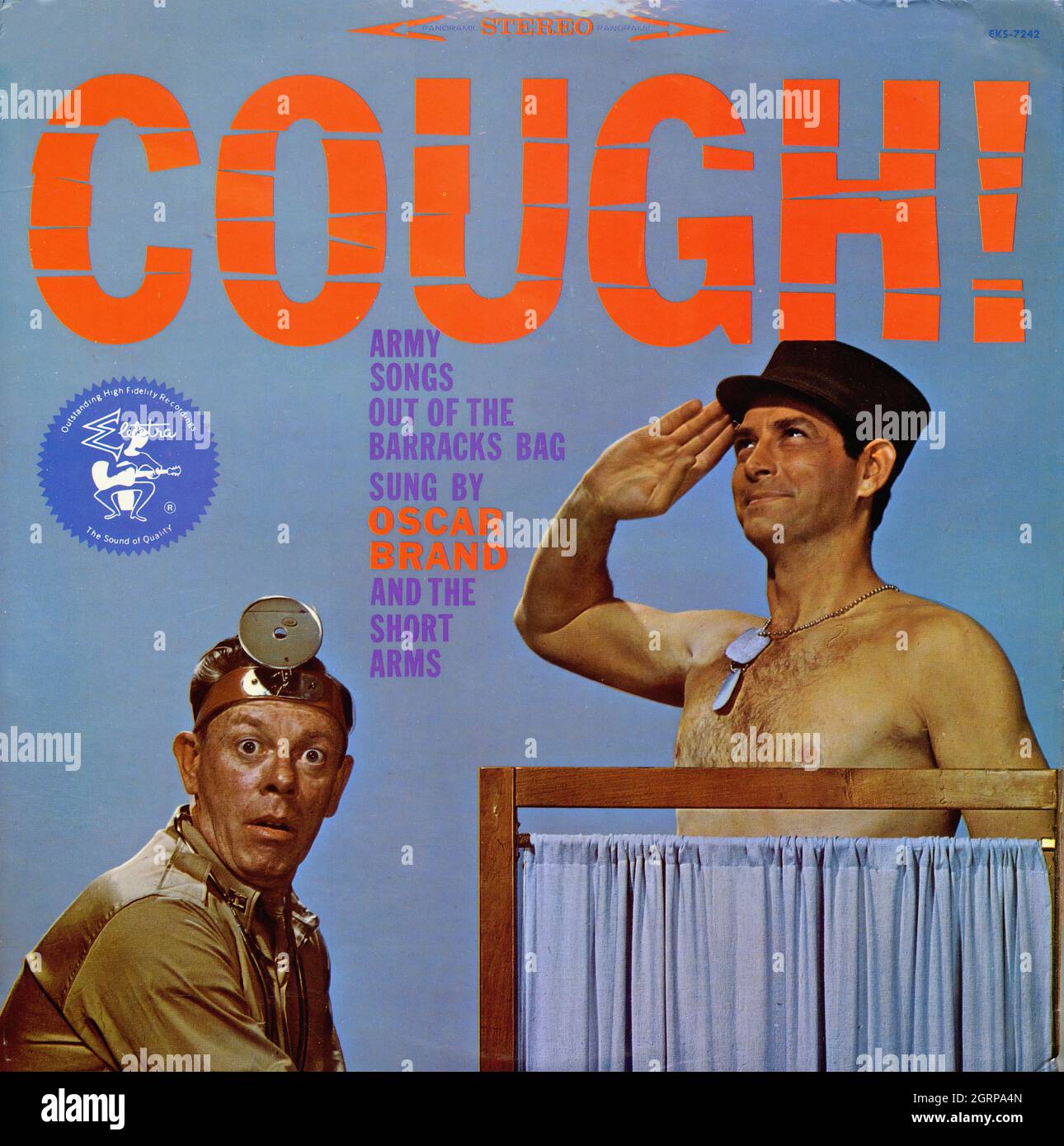 Tosse! - Vintage American Comedy Vinyl Album Foto Stock