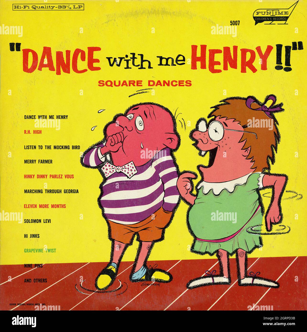 Danza con me Enrico!! - Vintage American Comedy Vinyl Album Foto Stock