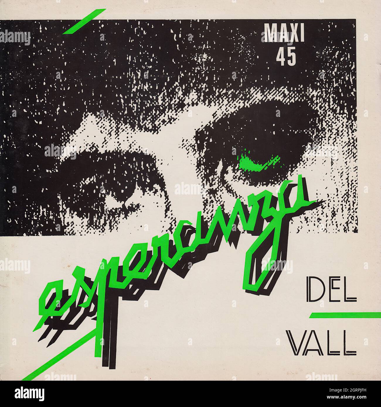 Del Vall - Esperanza 12'' - copertina Vintage Vinyl Record Foto Stock