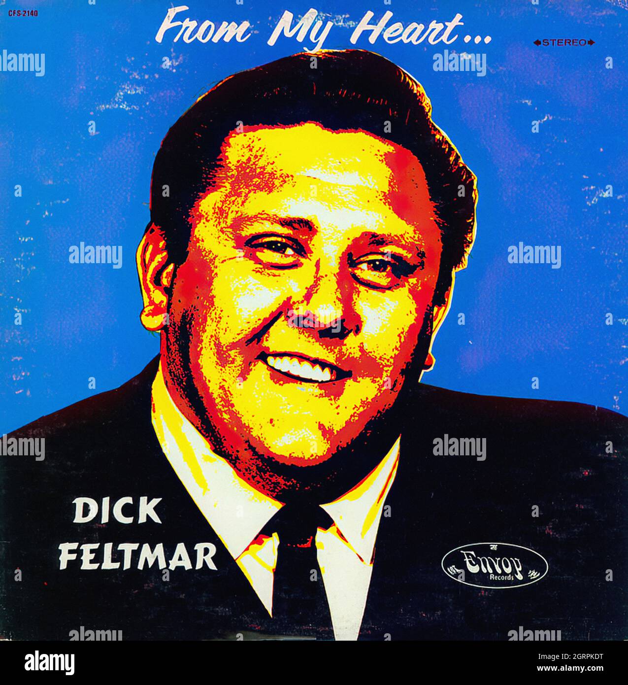 Dick Feltmar - Album vintage American Christian Vinyl Foto Stock