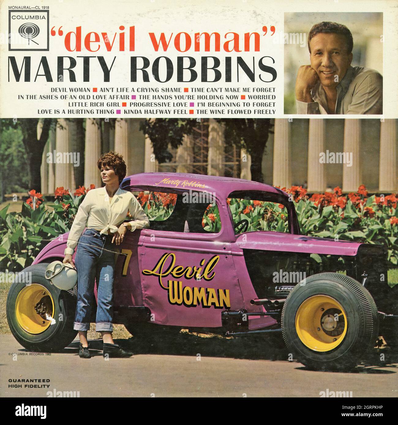 Marty Robbins - Devil's Woman - Album di musica country vintage Foto Stock