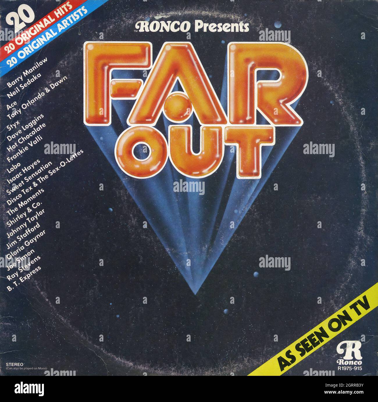 Far out - Vintage American Comedy Vinyl Album Foto Stock