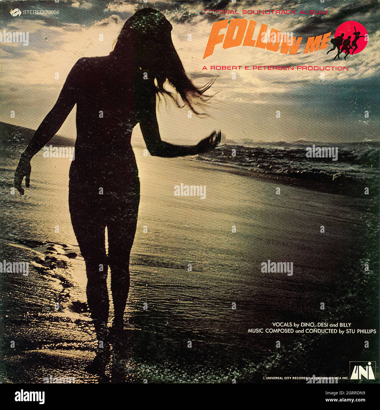 Seguimi - Vintage Soundtrack Vinyl Album Foto Stock