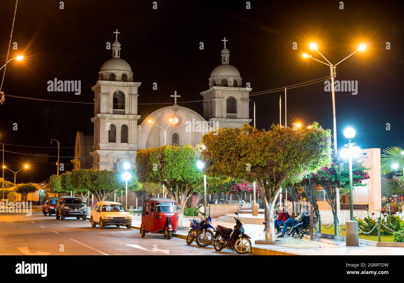 Chiesa di San Cristobal a Palpa, Perù Foto Stock