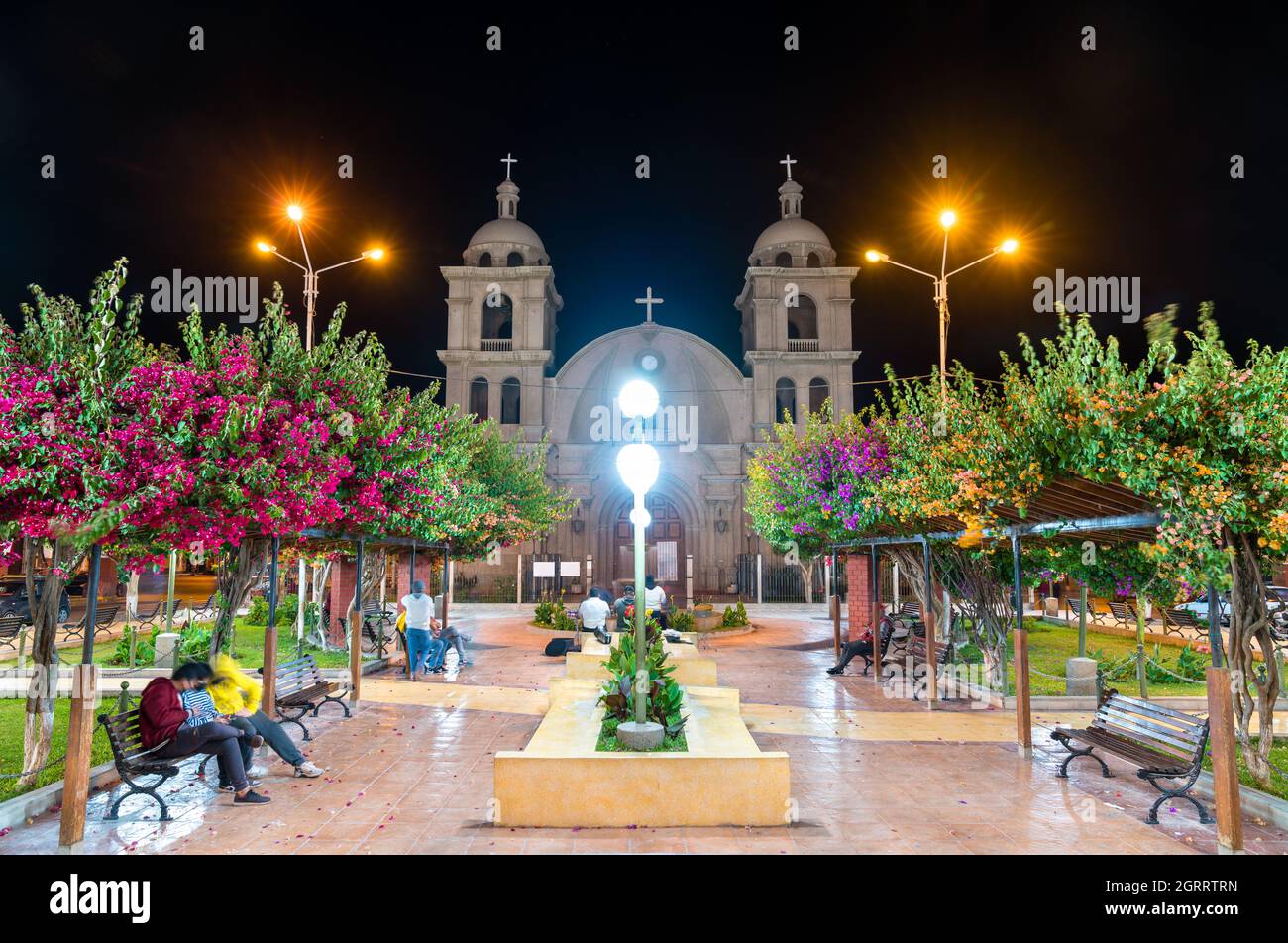 Chiesa di San Cristobal a Palpa, Perù Foto Stock
