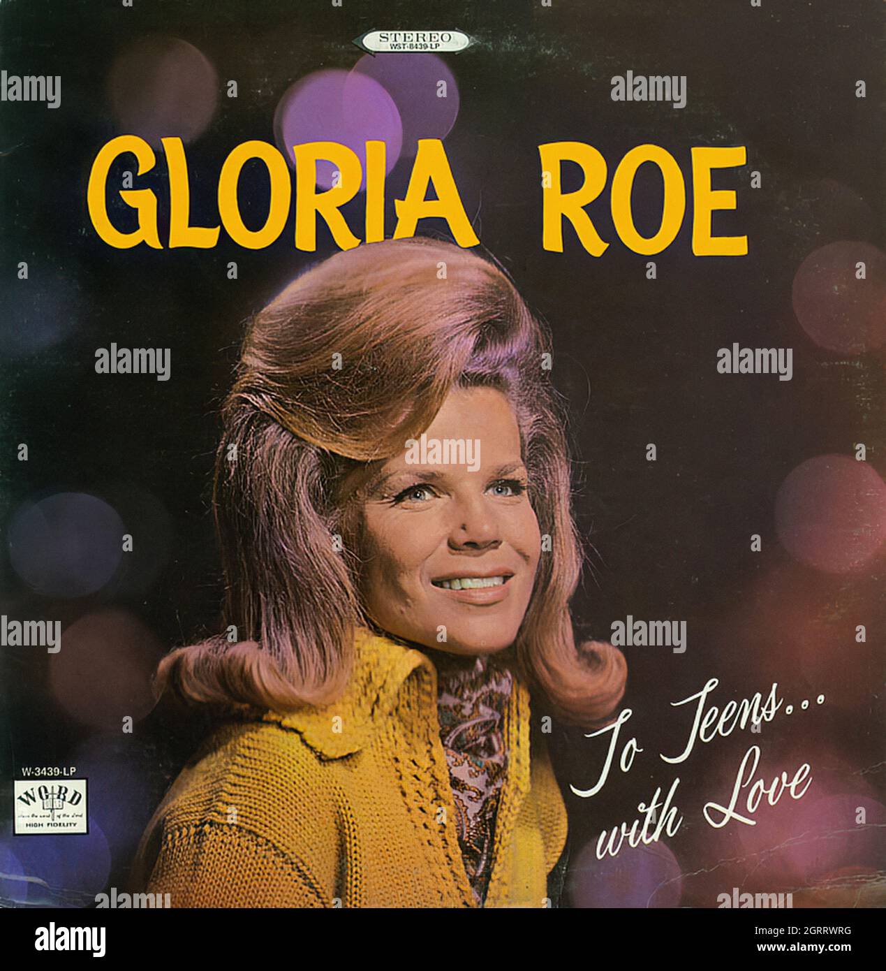 Gloria Roe - Vintage American Christian Vinyl Album Foto Stock