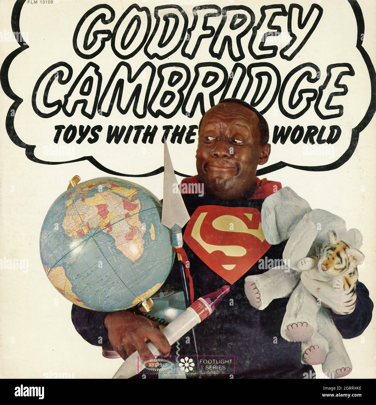 Godfrey Cambridge Toys with the World - Vintage American Comedy Vinyl Album Foto Stock