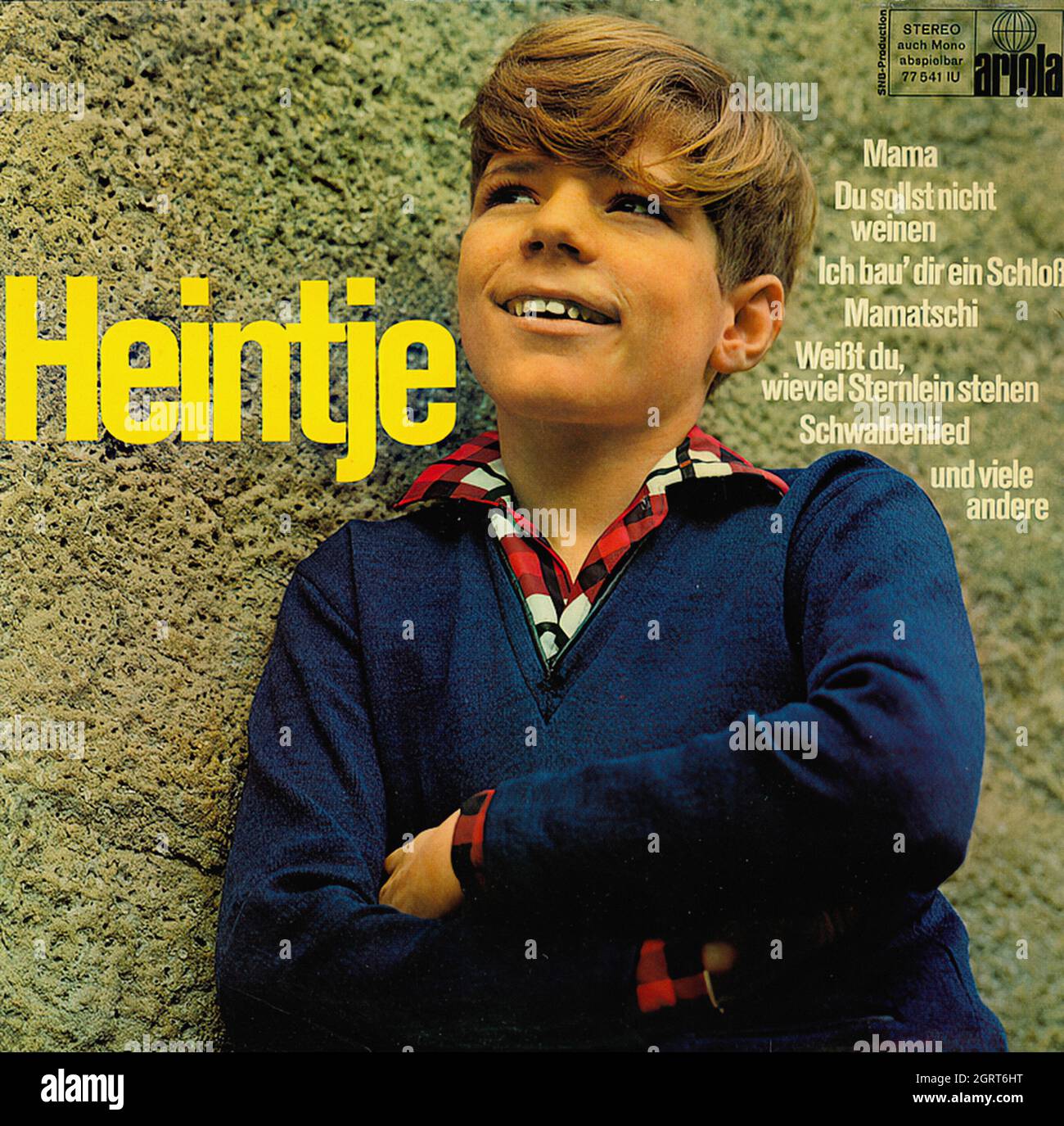 Heintje - Vintage Vinyl Album Foto Stock