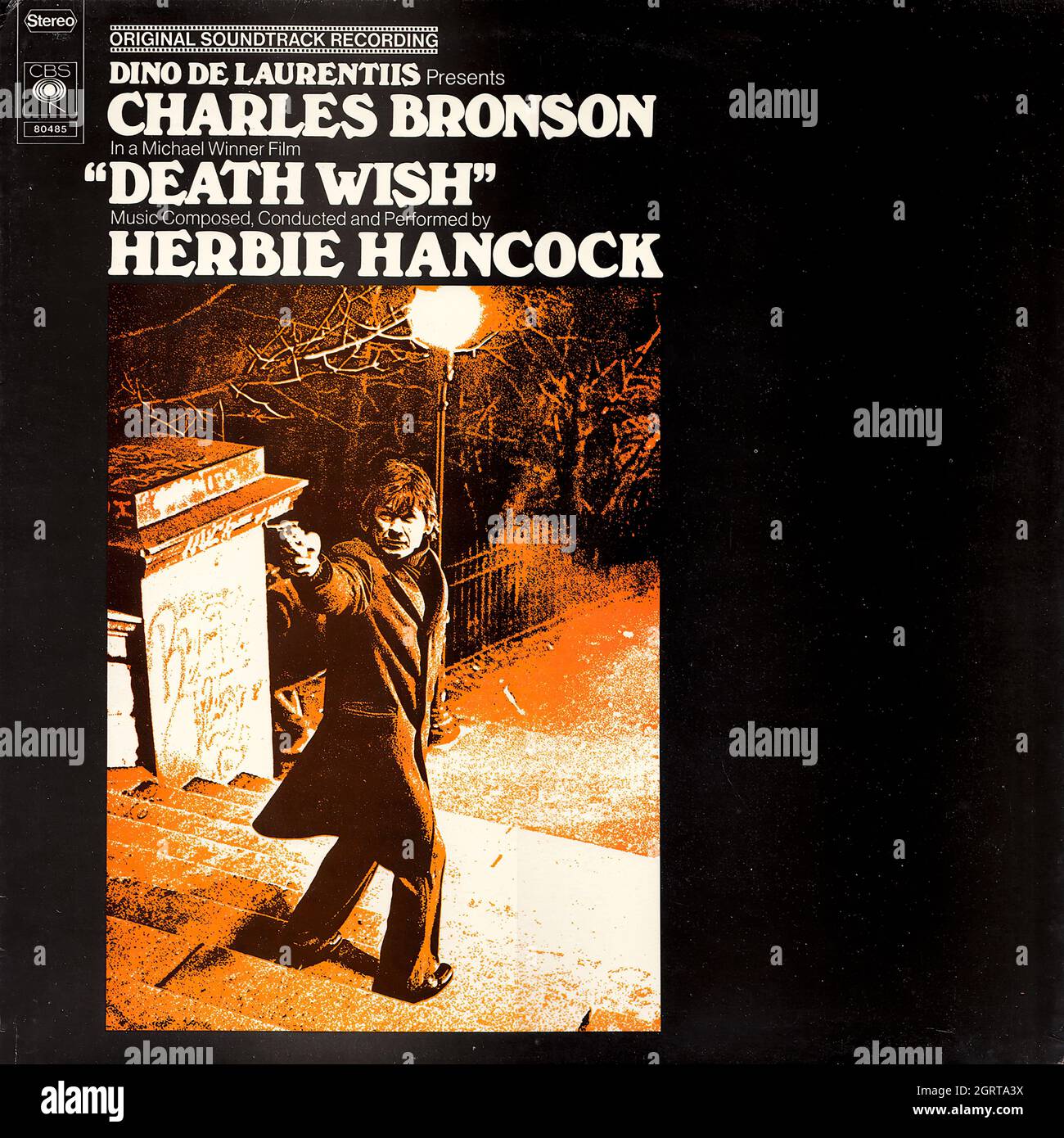 Herbie Hancock - Death Wish o.s.t - copertina Vintage Vinyl Record Foto Stock