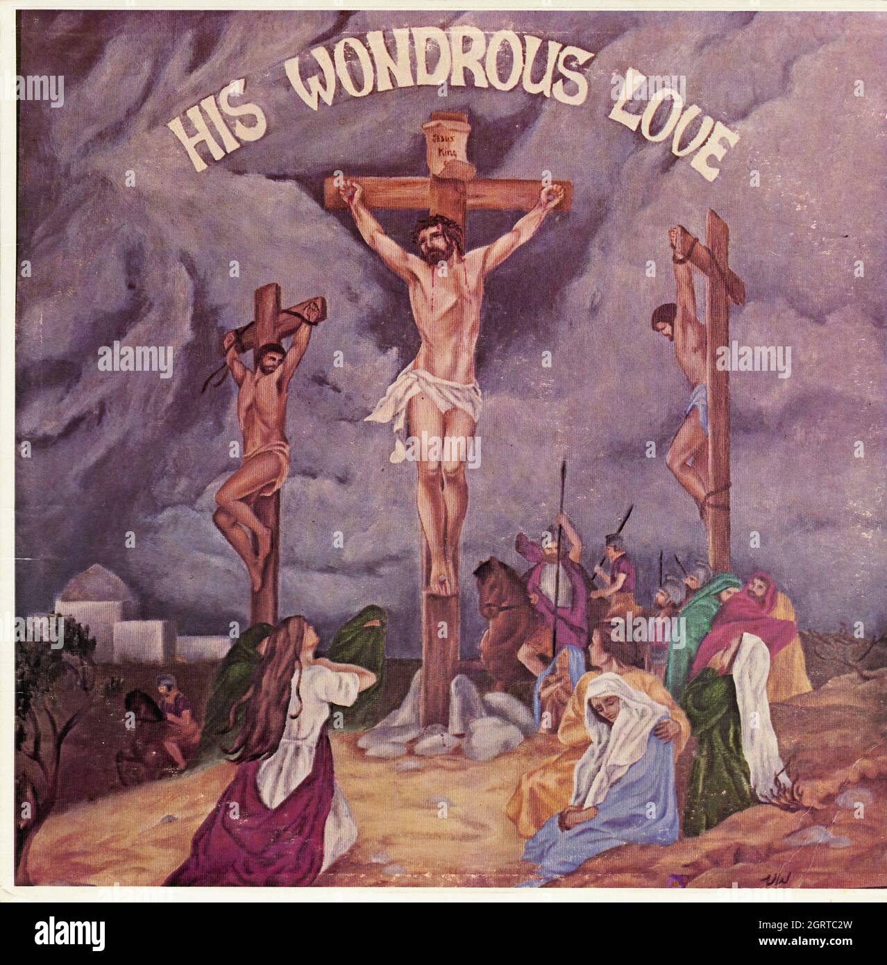 Il suo amore meraviglioso - Album vintage American Christian Vinyl Foto Stock