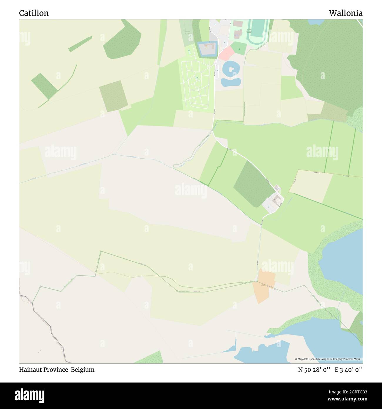 Catillon, Provincia di Hainaut, Belgio, Vallonia, N 50 28' 0'', e 3 40' 0'', mappa, Mappa senza tempo pubblicata nel 2021. Viaggiatori, esploratori e avventurieri come Florence Nightingale, David Livingstone, Ernest Shackleton, Lewis and Clark e Sherlock Holmes si sono affidati alle mappe per pianificare i viaggi verso gli angoli più remoti del mondo, Timeless Maps sta mappando la maggior parte delle località del mondo, mostrando il successo di grandi sogni Foto Stock