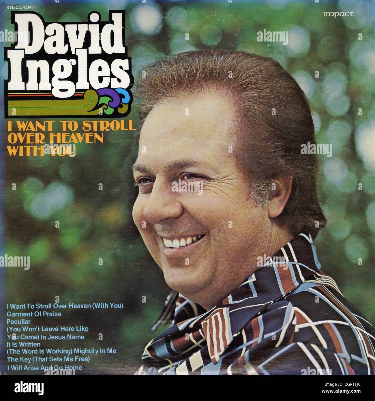 David Ingles - Vintage American Christian Vinyl Album Foto Stock