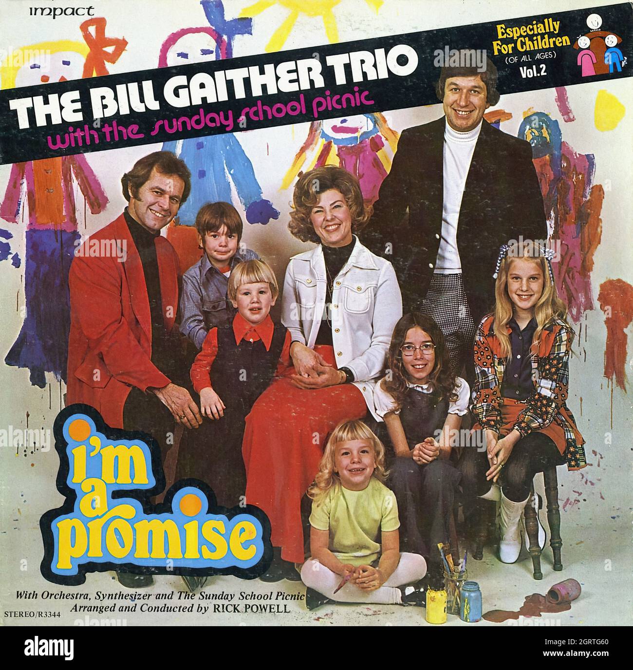 Il trio Bill Gaither - i'm A Promise - Vintage American Christian Vinyl Album Foto Stock