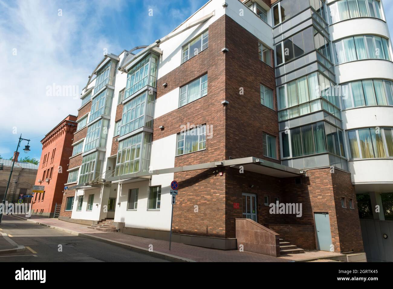 L'architettura delle vie di Mosca. Molochny Lane casa 6 Foto Stock