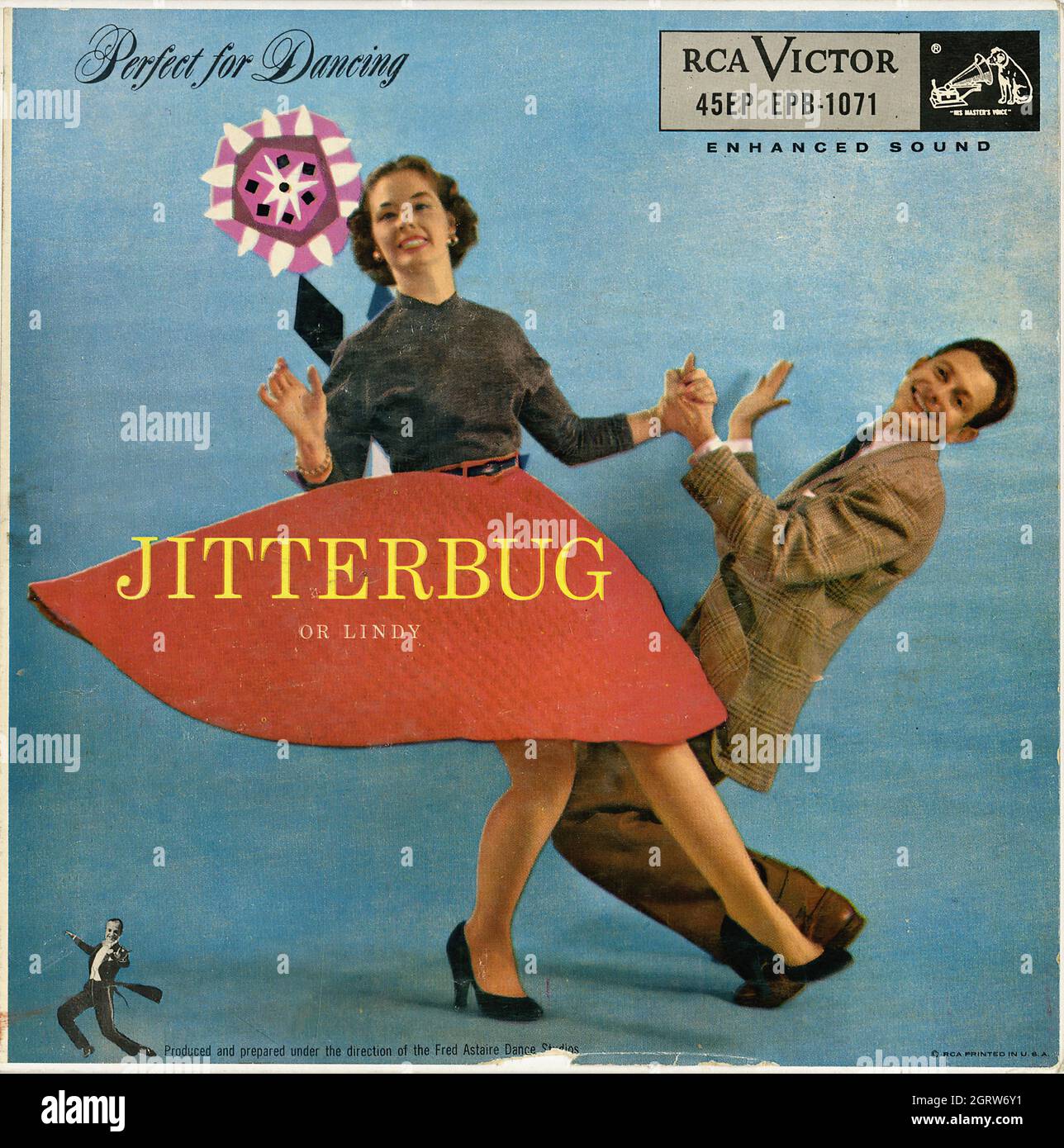Jitterbug o Lindy - Album vinilico della commedia americana d'epoca Foto Stock