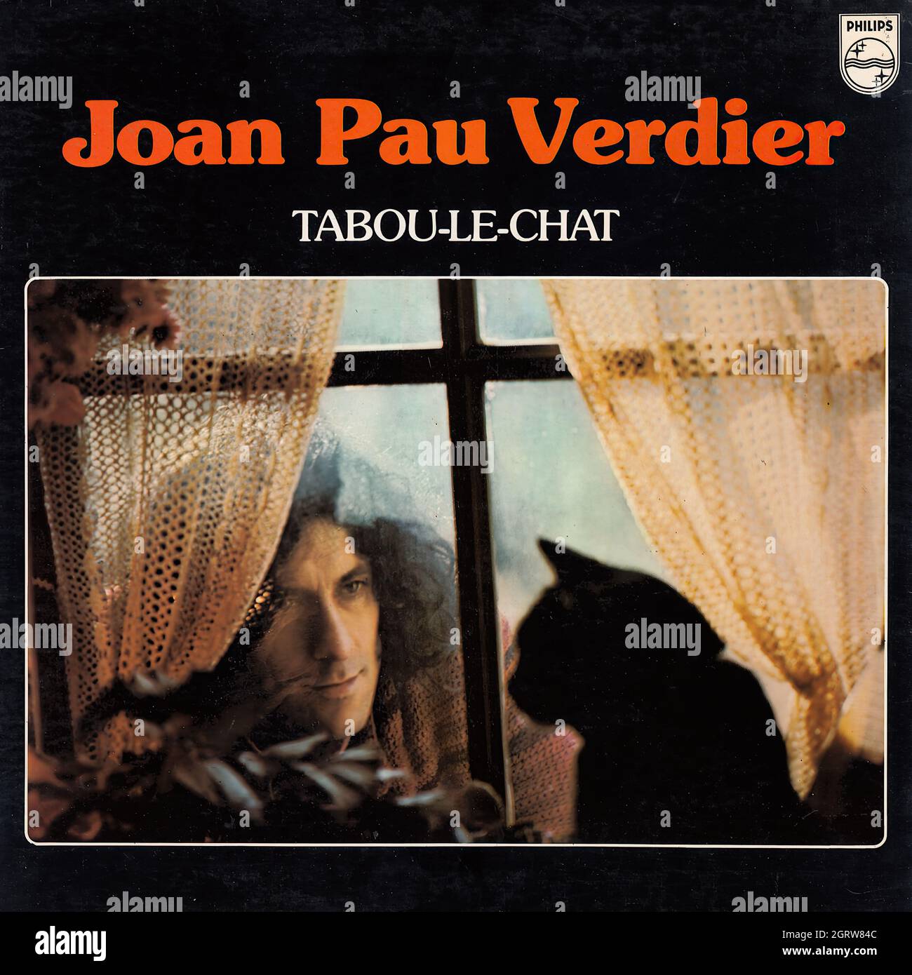 Joan Pau Verdier - Tabou le chat - copertina Vintage Vinyl Record Foto Stock