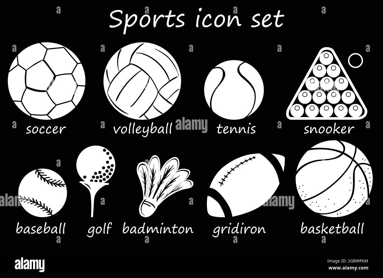 Icona Sport Illustrazione Vettoriale