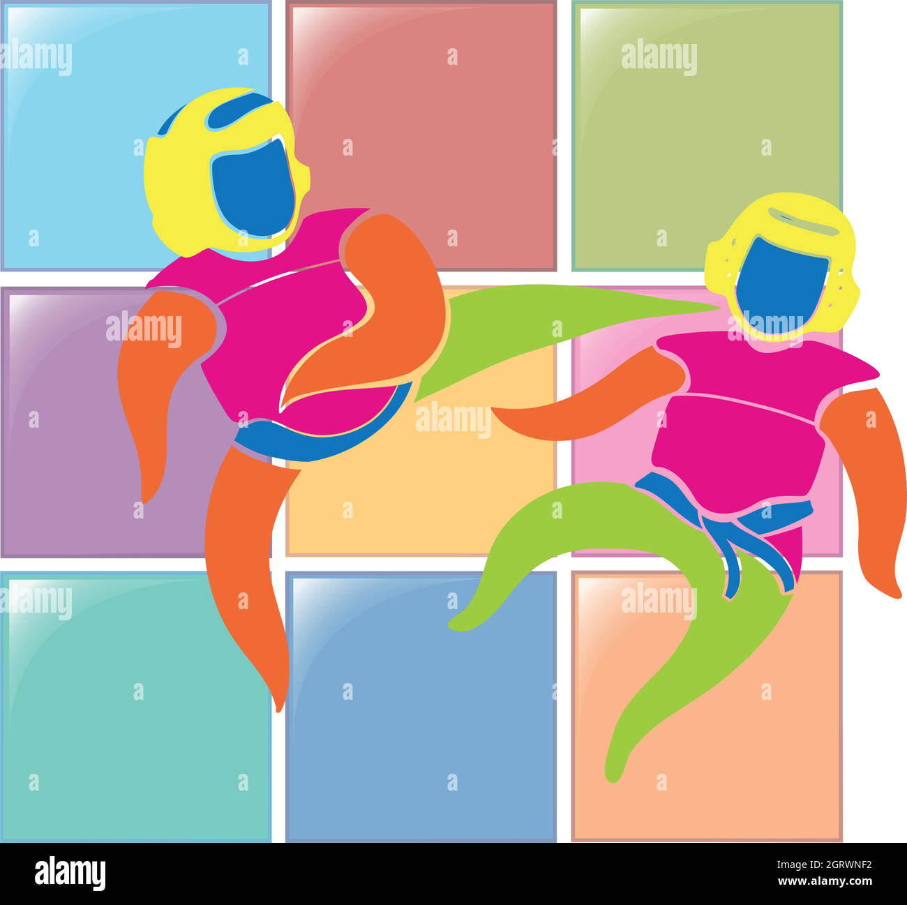 Icona Sport per judo Illustrazione Vettoriale