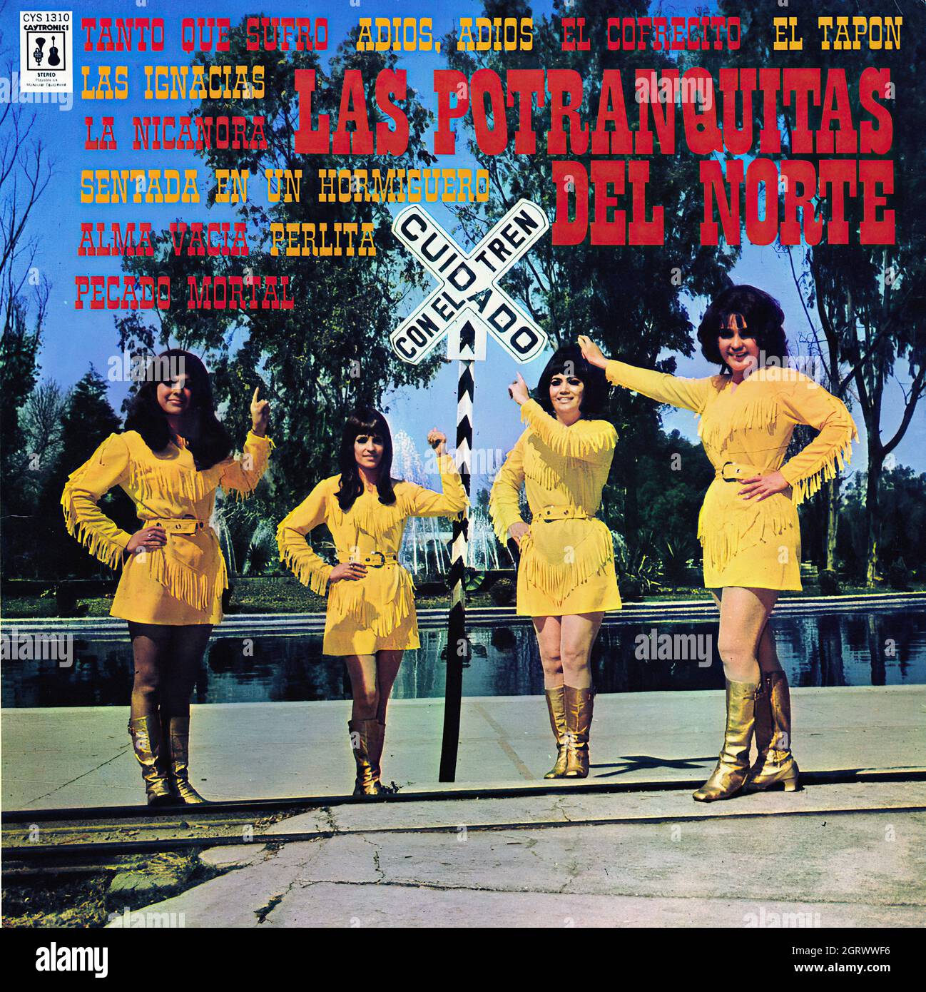 Las Posequiitas del Norte - Vintage Vinyl Album Foto Stock