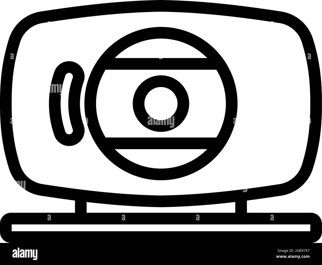 Icona della webcam Illustrazione Vettoriale