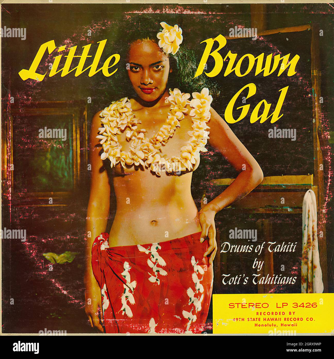 Little Brown Gal - Vintage Vinyl Album Foto Stock