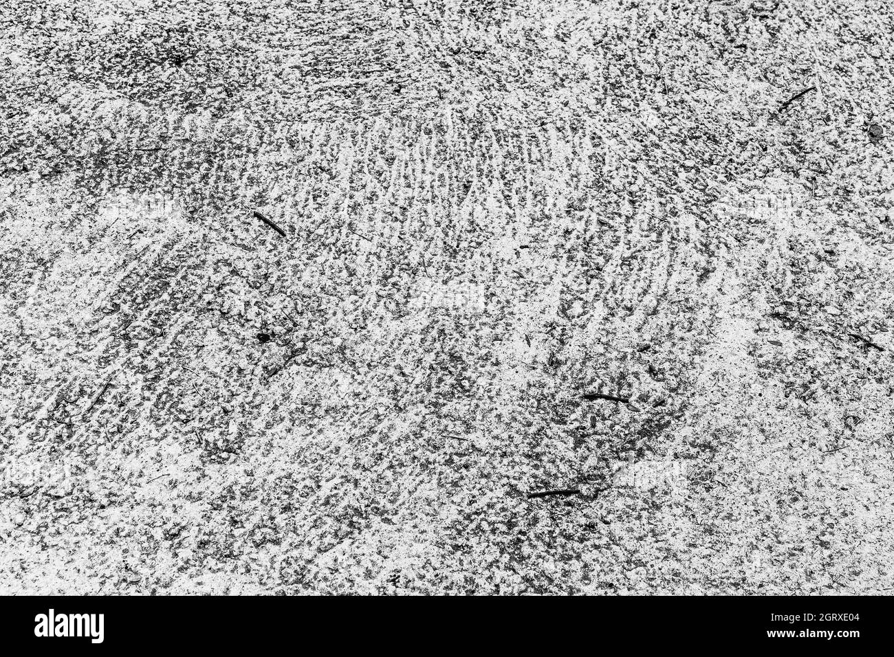 Sfondo bianco e nero in cemento. Texture bianca in cemento, spazio per il tuo disegno o testo. Foto di alta qualità Foto Stock