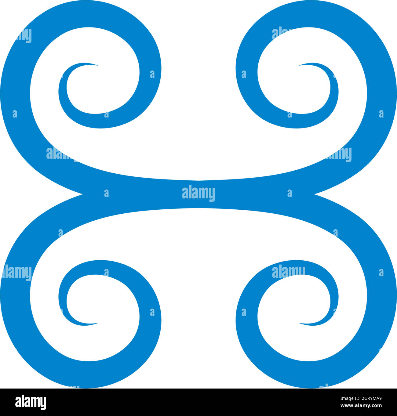 vortex wind logo icona vettoriale Illustrazione Vettoriale