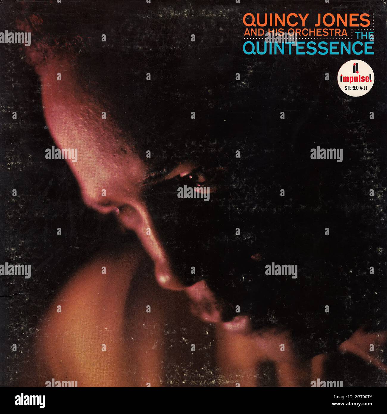 Quincy Jones e la sua orchestra - la quintessenza - copertina Vintage Vinyl Record Foto Stock
