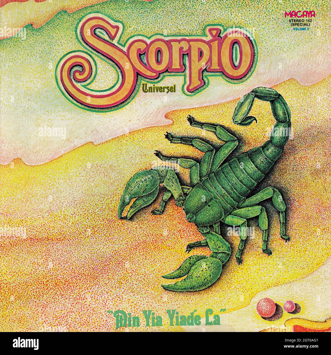 Scorpio Universel - min yia yiadé la - copertina Vintage Vinyl Record Foto Stock