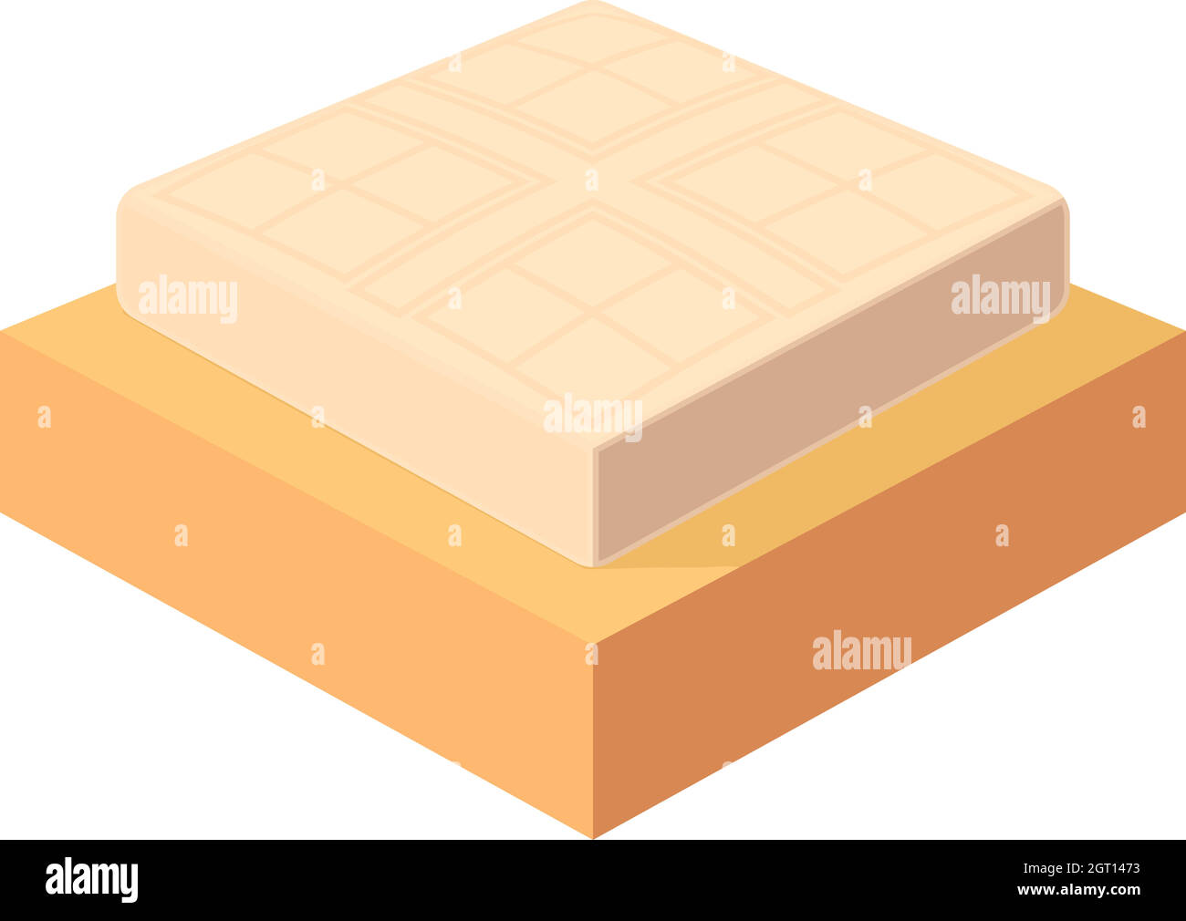 Baseball Icona base, stile cartoon Illustrazione Vettoriale