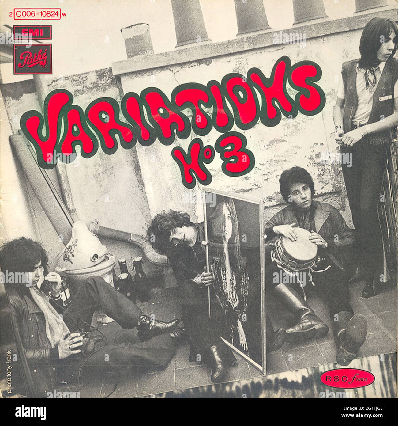 Varianti - N°3 - copertina Vintage Vinyl Record Foto Stock