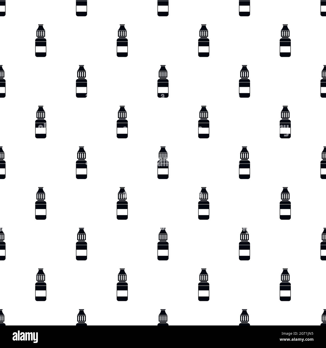 Bottiglietta pattern, stile semplice Illustrazione Vettoriale
