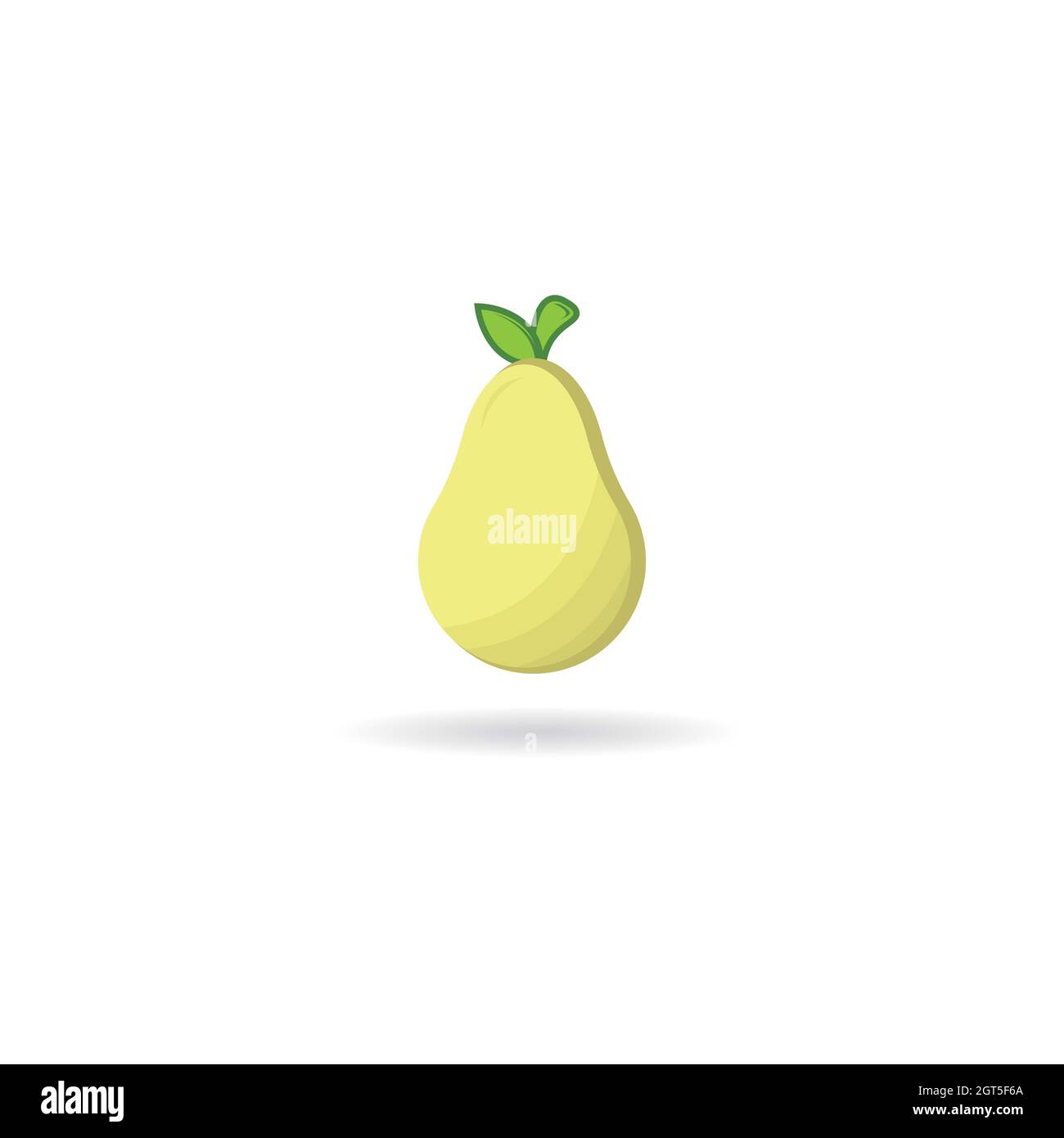 Disegno dell'icona del modello di logo PEAR Vector Foto Stock