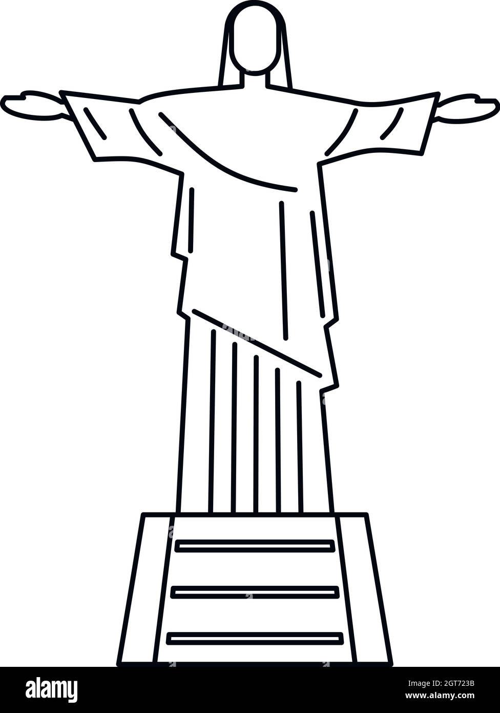 Statua di gesù cristo Immagini Vettoriali Stock - Alamy