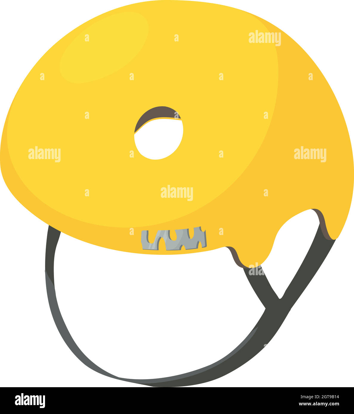 Icona del casco Segway, stile cartoon Illustrazione Vettoriale