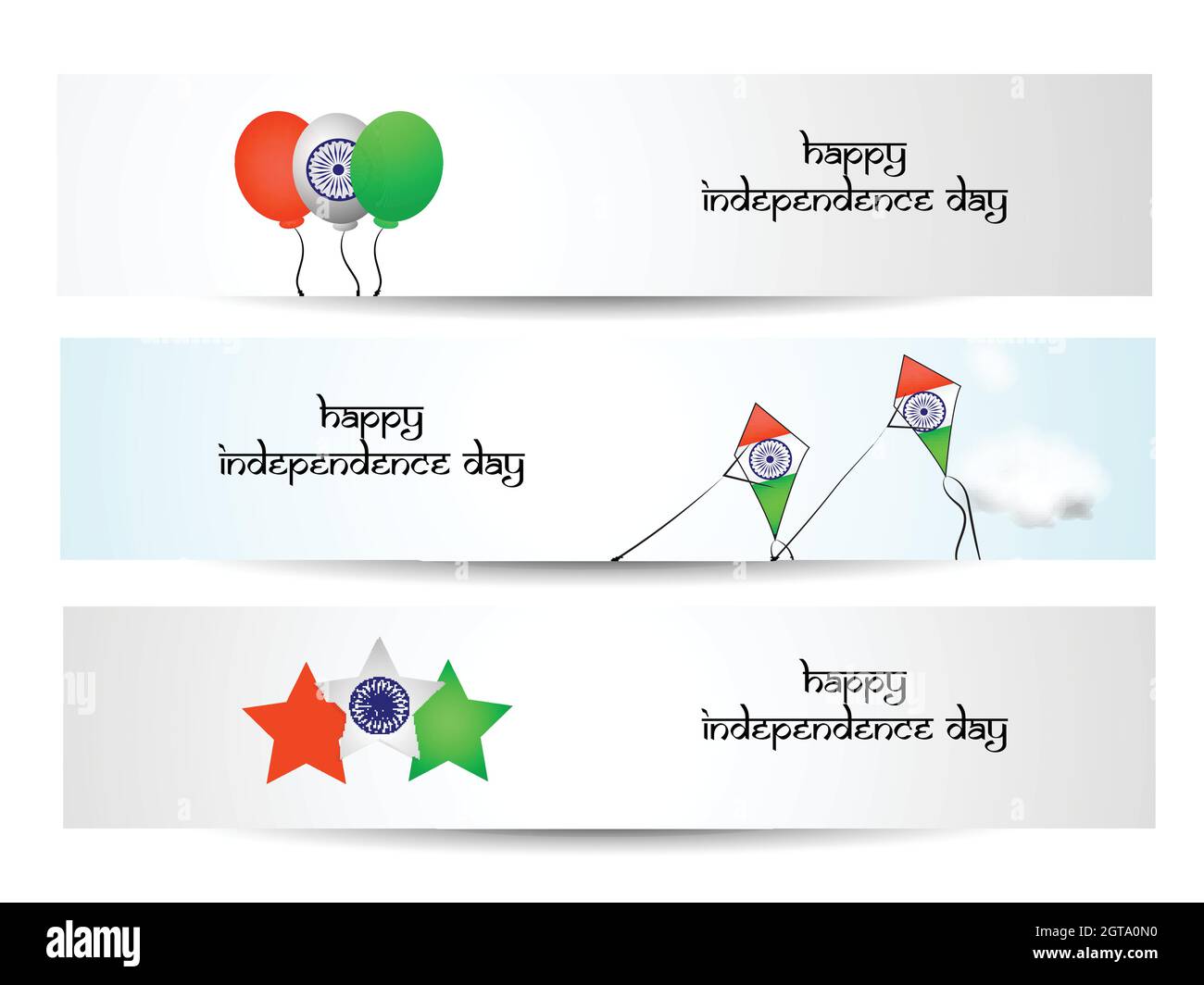 India Independence Day background Illustrazione Vettoriale