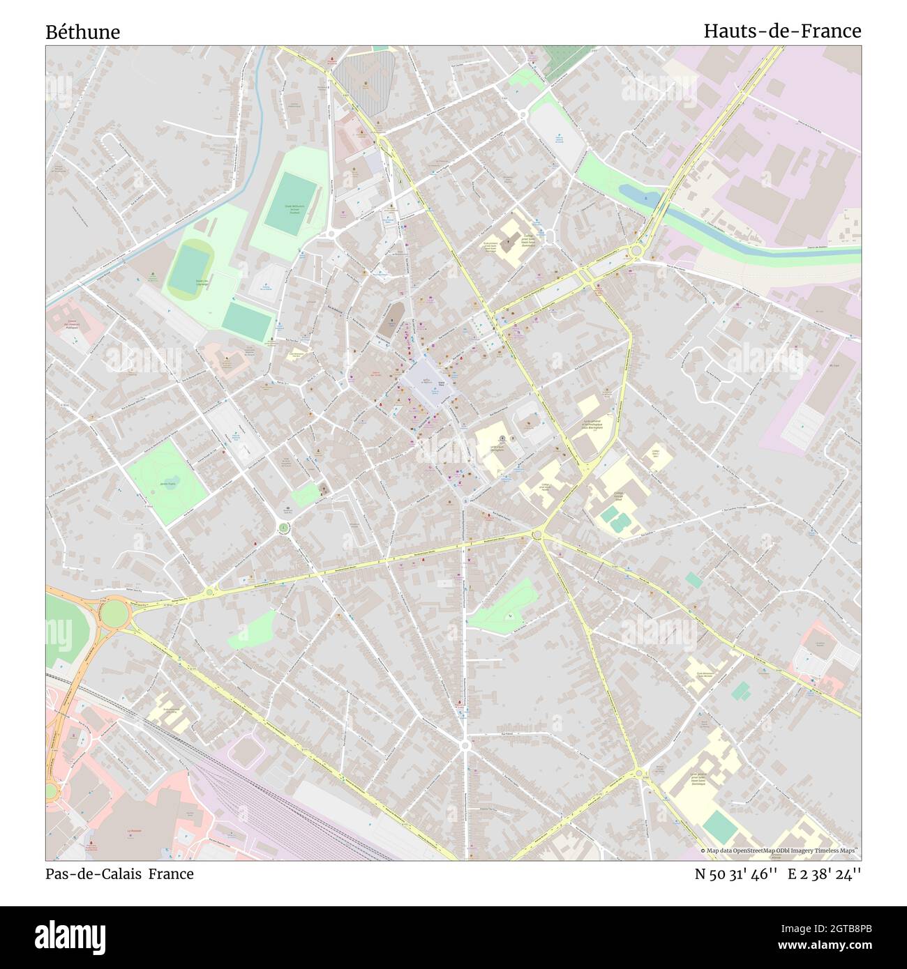 Mappa di bethune immagini e fotografie stock ad alta risoluzione Alamy