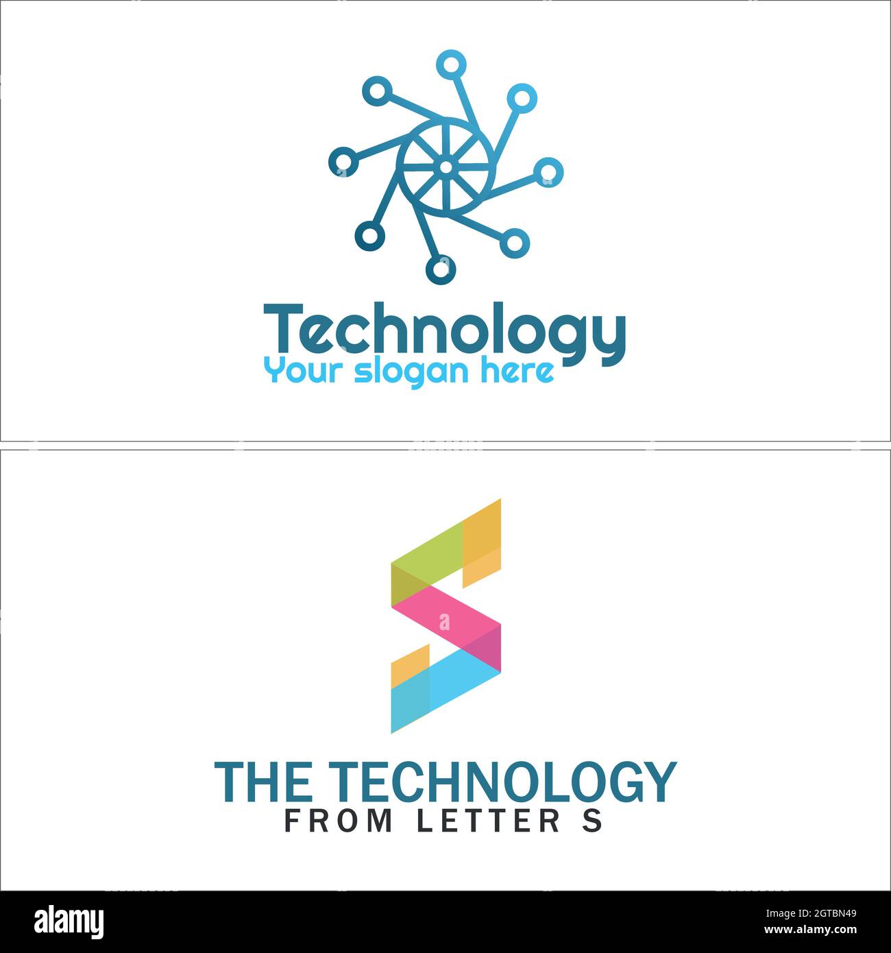 Tecnologia nutrizionisti cerchio molecola moderno logo design Illustrazione Vettoriale