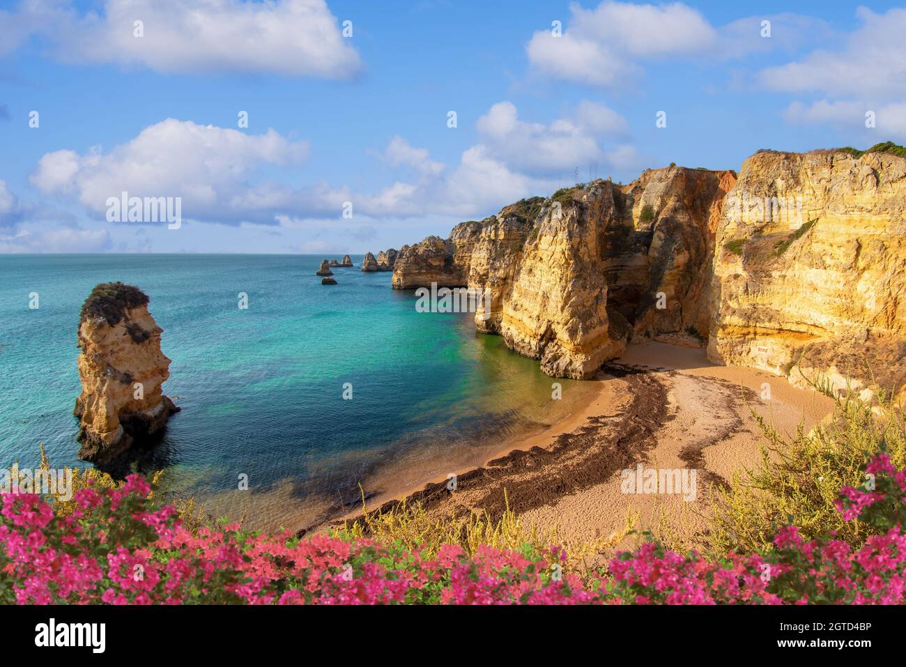 Una vista sulla Costa dell'Algarve, Portogallo Foto Stock